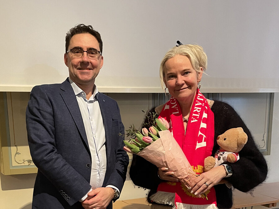 Petra Sörling och Magnus Backe, Executive Club.